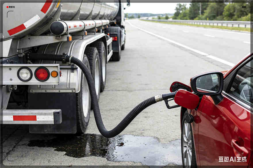 道孚汽车救援送水案例